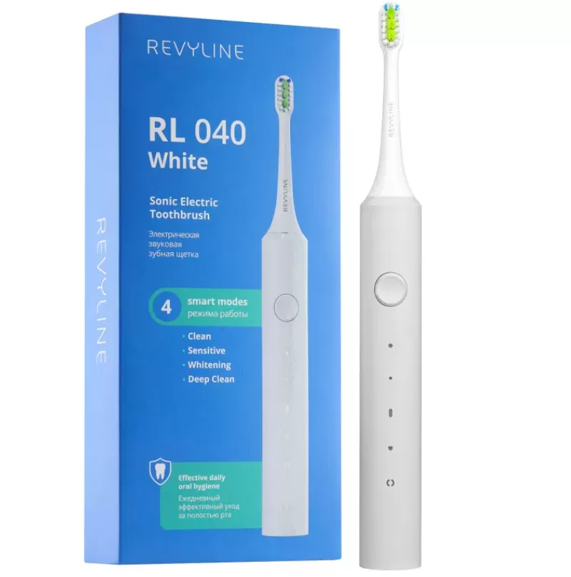 Звуковые зубные щетки Revyline RL 040,  белоснежный корпус
