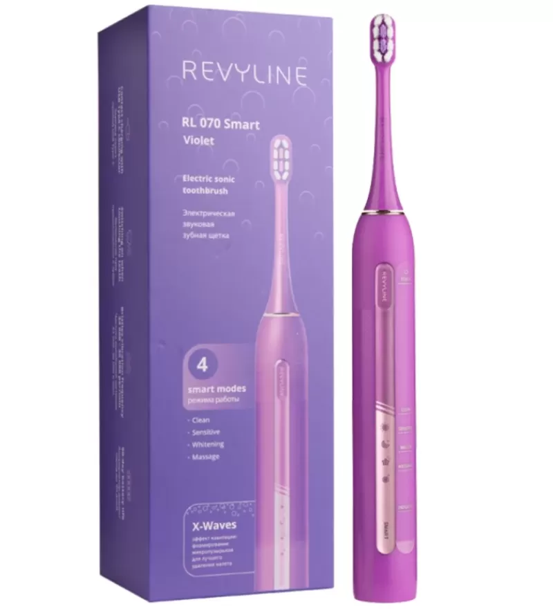 Новая зубная щетка Revyline RL 070 Violet